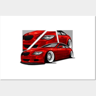 E63 Stance Series 6 Badged Drift Posters and Art